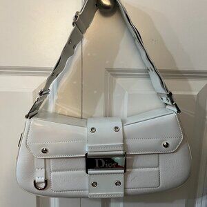Christian Dior Street Chic Columbus Bag – White Leather (Authentic)